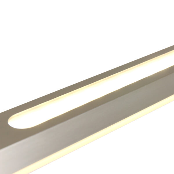 Steinhauer Zelena eettafellamp - 140 cm breed - ingebouwd LED - dimbaar en kleur instelbaar - staal - Image 5