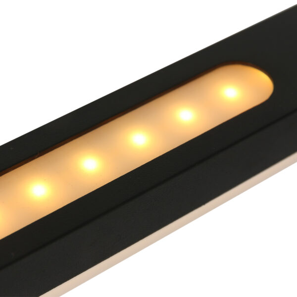 Steinhauer Zelena eettafellamp - 140 cm breed - ingebouwd LED - dimbaar en kleur instelbaar - zwart - Afbeelding 11