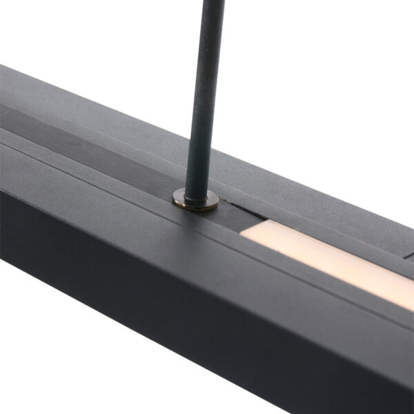 Steinhauer Zelena eettafellamp - uitschuifbaar - max. 140 cm breed - ingebouwd LED - dimbaar en kleurinstelbaar - zwart - Image 4
