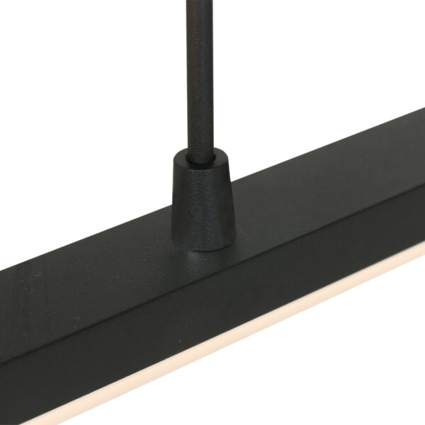 Steinhauer Zelena eettafellamp - 140 cm breed - ingebouwd LED - dimbaar en kleur instelbaar - zwart - Afbeelding 4