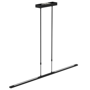 Steinhauer Zelena led hanglamp – In hoogte verstelbaar – Ingebouwd (LED) – Zwart