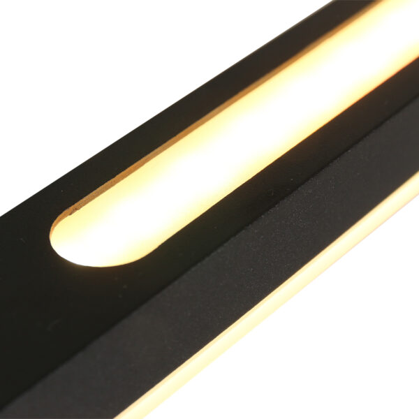 Steinhauer Zelena eettafellamp - 140 cm breed - ingebouwd LED - dimbaar en kleur instelbaar - zwart - Afbeelding 10