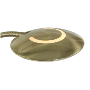 5 cm – Draai- en/of kantelbaar en In hoogte verstelbaar – Ingebouwd (LED) – Messing