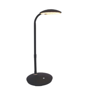 5 cm – Draai- en/of kantelbaar en In hoogte verstelbaar – Ingebouwd (LED) – Zwart