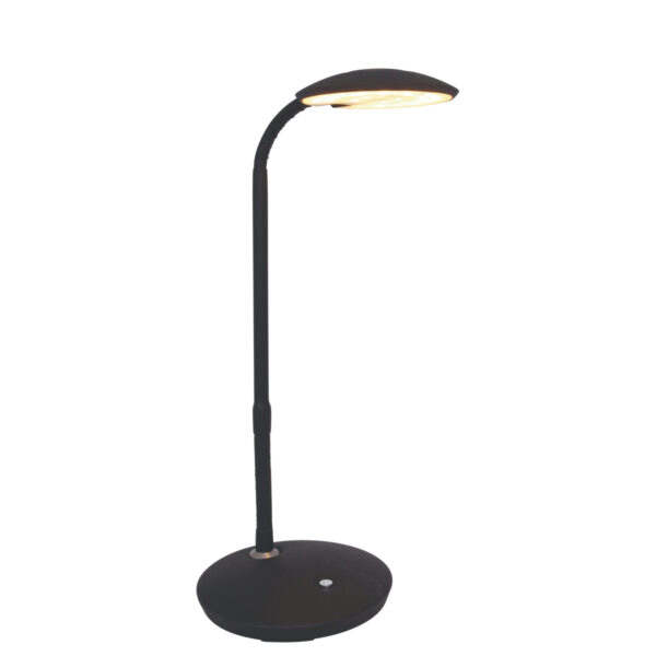 5 cm – Draai- en/of kantelbaar en In hoogte verstelbaar – Ingebouwd (LED) – Zwart