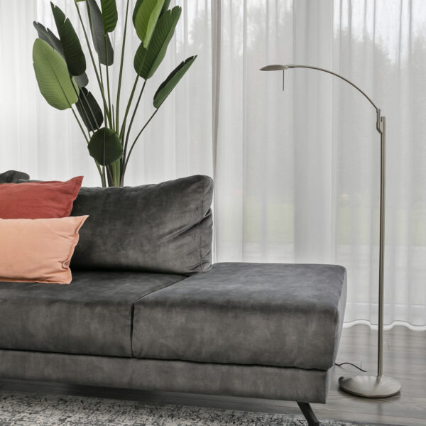 Steinhauer Zenith leeslamp - incl. ingebouwd LED - dimbaar en kleurinstelbaar - staal - Afbeelding 2