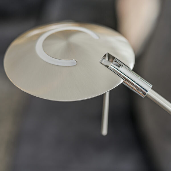 Steinhauer Zenith leeslamp - incl. ingebouwd LED - dimbaar en kleurinstelbaar - staal - Afbeelding 15