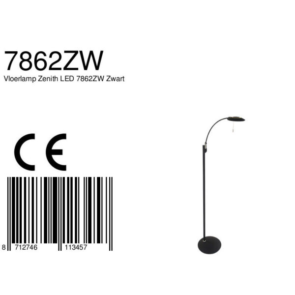 Zwarte leeslamp Steinhauer Zenith led - Image 8
