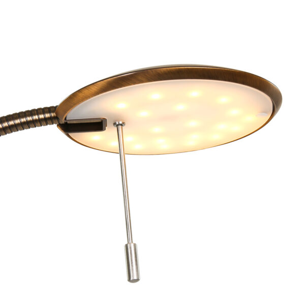 Steinhauer Zenith vloerlamp - 150 cm hoog - ingebouwd LED - dimbaar en kleurinstelbaar - draai- en kantelbaar - brons - Image 4