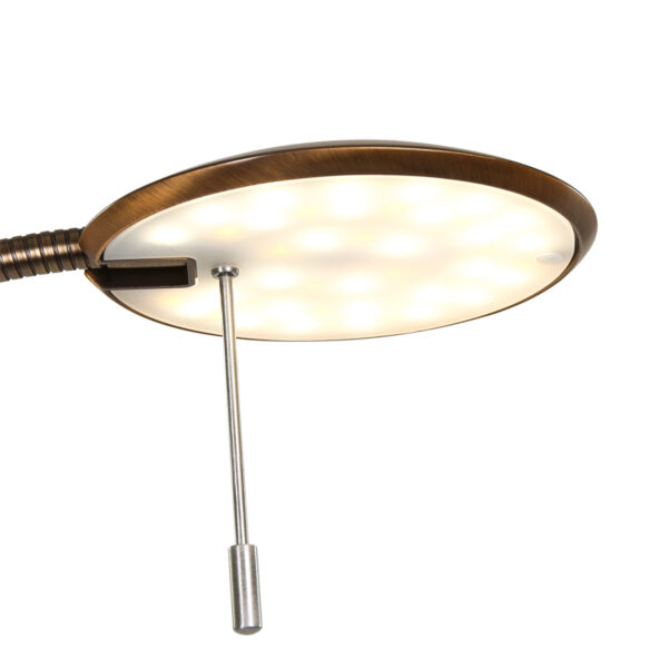 Steinhauer Zenith vloerlamp - 150 cm hoog - ingebouwd LED - dimbaar en kleurinstelbaar - draai- en kantelbaar - brons - Image 5