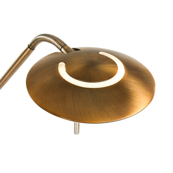 Steinhauer Zenith vloerlamp - 150 cm hoog - ingebouwd LED - dimbaar en kleurinstelbaar - draai- en kantelbaar - brons - Image 6