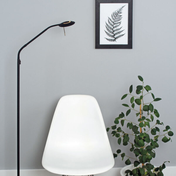 Steinhauer Zenith vloerlamp - 150 cm hoog - ingebouwd LED - dimbaar en kleurinstelbaar - draai- en kantelbaar - zwart - Image 3