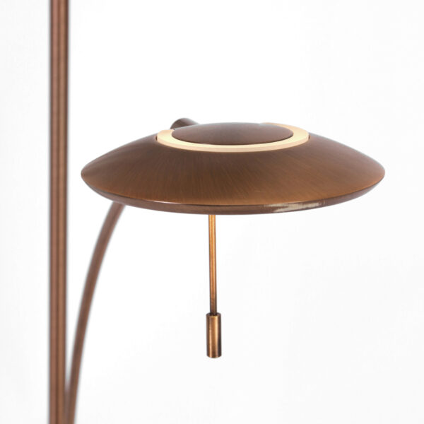 Steinhauer Zenith vloerlamp - uplight met leesarm - incl. ingebouwd LED - dimbaar en kleurinstelbaar - brons - Image 14