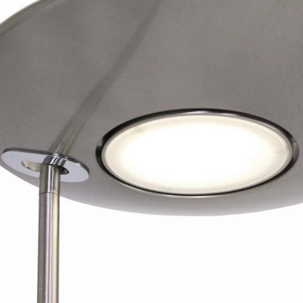 Steinhauer Zenith vloerlamp - uplight met leesarm - incl. ingebouwd LED - dimbaar en kleurinstelbaar - staal - Image 14