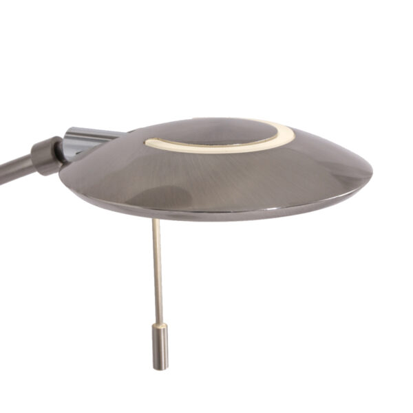 Steinhauer Zenith vloerlamp - uplight met leesarm - incl. ingebouwd LED - dimbaar en kleurinstelbaar - staal - Image 6