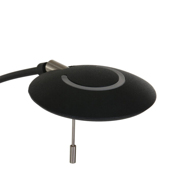 Steinhauer Zenith vloerlamp - uplight met leesarm - incl. ingebouwd LED - dimbaar en kleurinstelbaar - zwart - Image 15