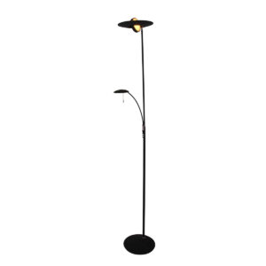 Steinhauer Zenith led vloerlamp – ø 28 cm – Ingebouwd (LED) – Zwart