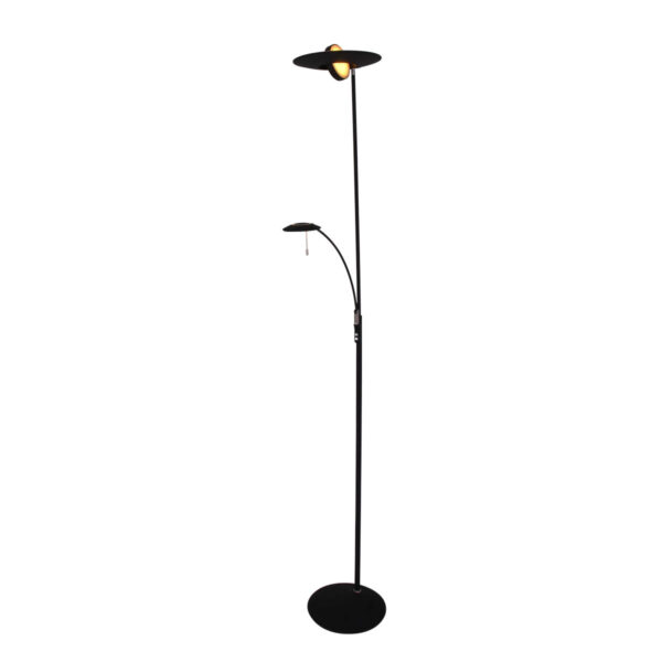Steinhauer Zenith led vloerlamp – ø 28 cm – Ingebouwd (LED) – Zwart