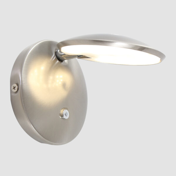 Steinhauer Zenith wandlampje - LED - dimbaar en kleurinstelbaar - ⌀12 cm - staal - Image 11