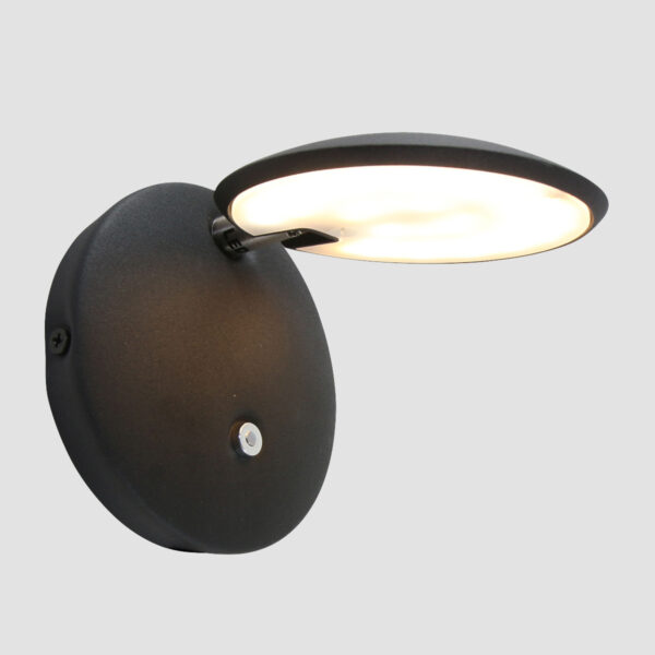 Steinhauer Zenith wandlampje - LED - dimbaar en kleurinstelbaar - ⌀12 cm - zwart - Image 11