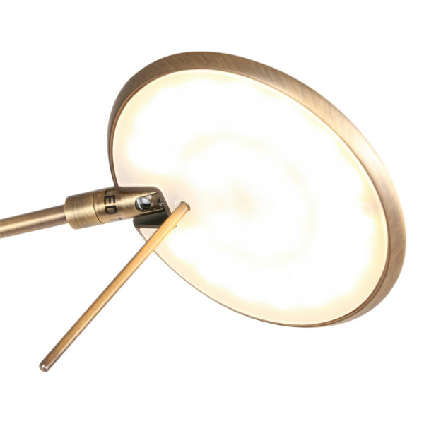 Steinhauer Zodiac LED leeslamp - met knikarm - dimbaar - draai- en kantelbaar - brons - Image 13