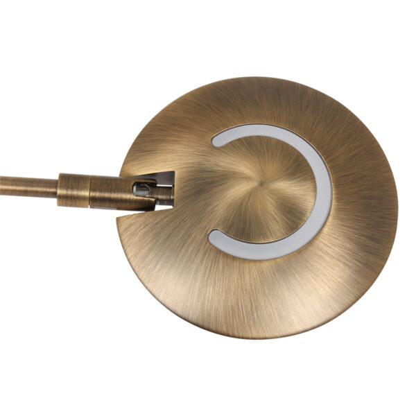 Steinhauer Zodiac vloerlamp - uplight + leesarm - LED - dimbaar - 185 cm hoog - brons - Image 15