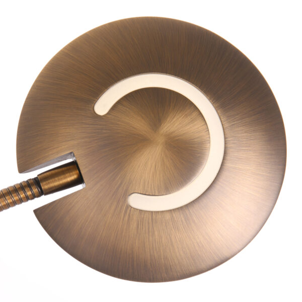 Steinhauer Zodiac staande lamp - 185 cm hoog - ingebouwd LED - dimbaar - draai- en kantelbaar - brons - Image 3