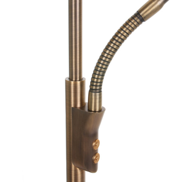 Steinhauer Zodiac staande lamp - 185 cm hoog - ingebouwd LED - dimbaar - draai- en kantelbaar - brons - Image 5