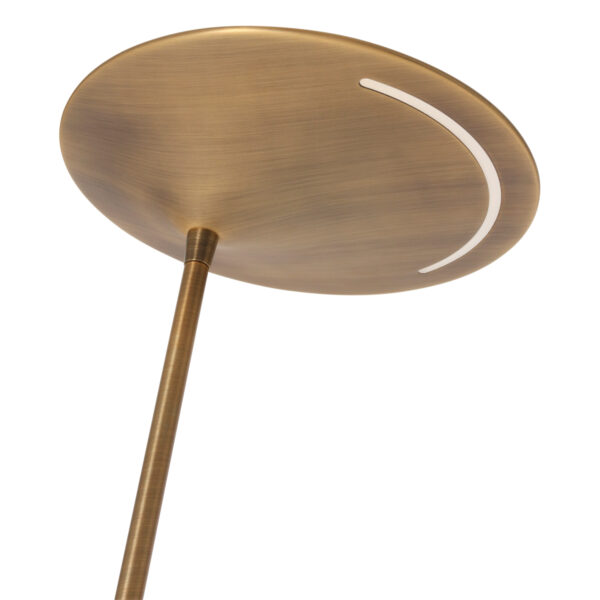 Steinhauer Zodiac vloerlamp - uplight + leesarm - LED - dimbaar - 185 cm hoog - brons - Image 6