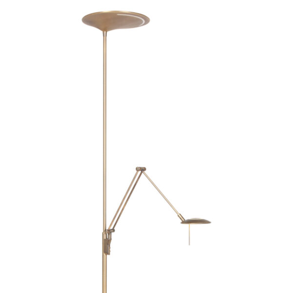 Steinhauer Zodiac vloerlamp - uplight + leesarm - LED - dimbaar - 185 cm hoog - brons - Image 10