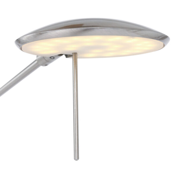 Steinhauer Zodiac vloerlamp - uplight + leesarm - LED | dimbaar - 185 cm hoog - staal - Image 4
