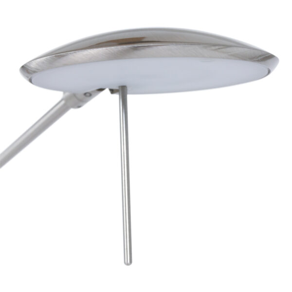 Steinhauer Zodiac vloerlamp - uplight + leesarm - LED | dimbaar - 185 cm hoog - staal - Image 5