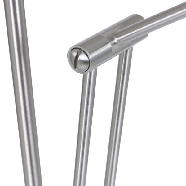 Steinhauer Zodiac vloerlamp - uplight + leesarm - LED | dimbaar - 185 cm hoog - staal - Image 6