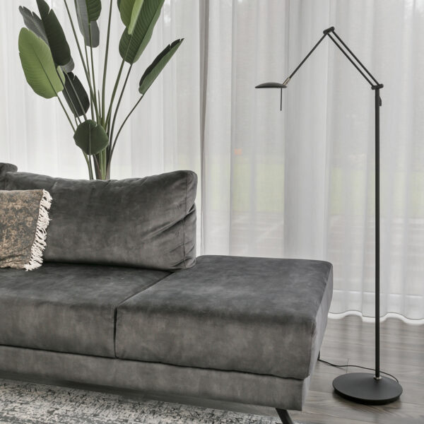 Steinhauer Zodiac LED leeslamp - met knikarm - dimbaar - draai- en kantelbaar - zwart - Image 3
