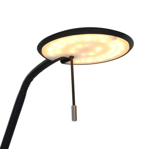 Steinhauer Zodiac staande lamp - 185 cm hoog - ingebouwd LED - dimbaar - draai- en kantelbaar - zwart - Image 4