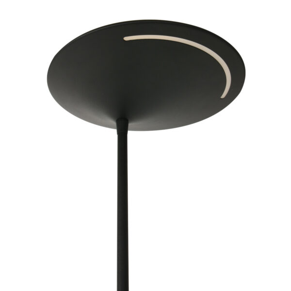 Steinhauer Zodiac vloerlamp - uplight + leesarm - LED - dimbaar - 185 cm hoog - zwart - Image 4