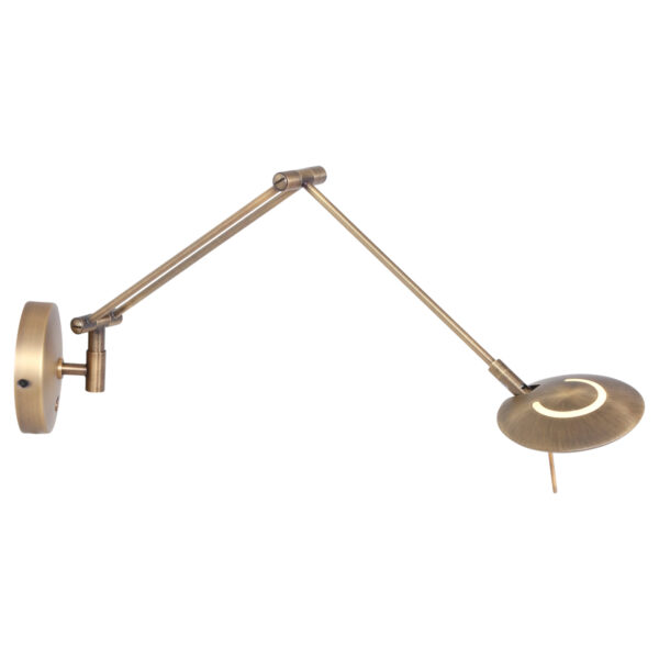 Steinhauer Zodiac LED wandlamp - knikarm - dimbaar - incl. ingebouwd LED - brons - Image 10