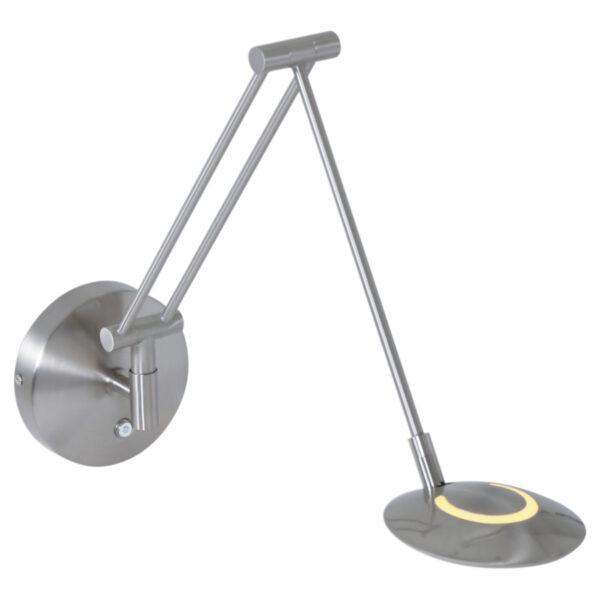 Steinhauer Zodiac LED wandlamp - knikarm - dimbaar - incl. ingebouwd LED - staal - Image 17