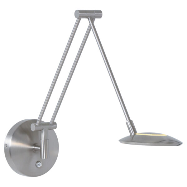 Steinhauer Zodiac LED wandlamp - knikarm - dimbaar - incl. ingebouwd LED - staal - Image 18