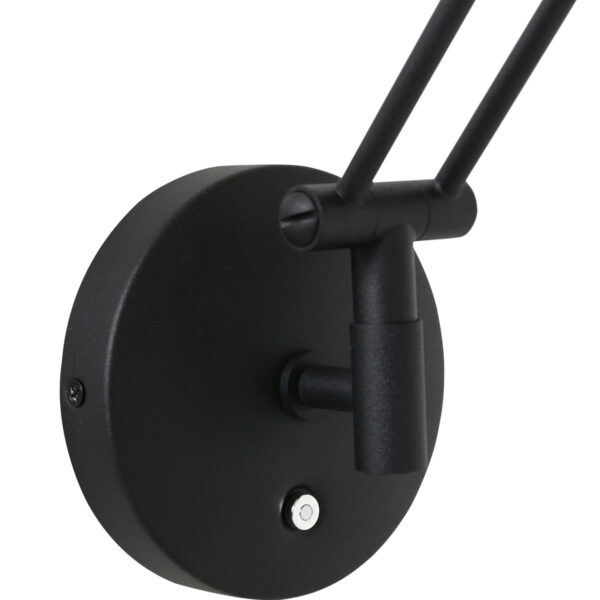 Steinhauer Zodiac LED wandlamp - knikarm - dimbaar - incl. ingebouwd LED - zwart - Image 2