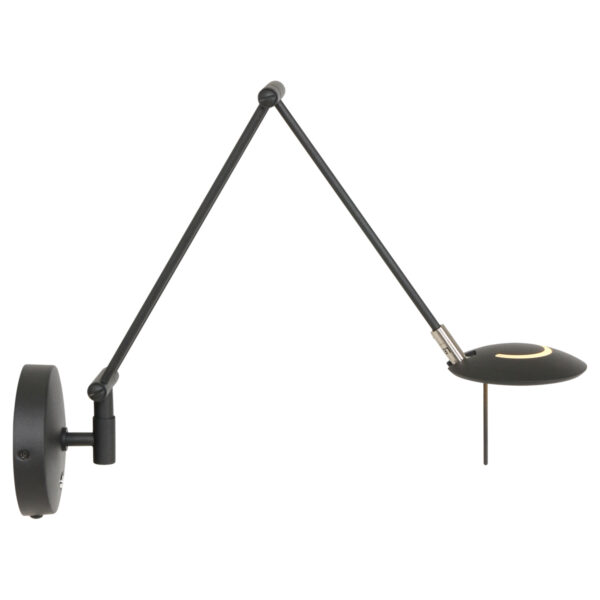 Steinhauer Zodiac LED wandlamp - knikarm - dimbaar - incl. ingebouwd LED - zwart - Image 14