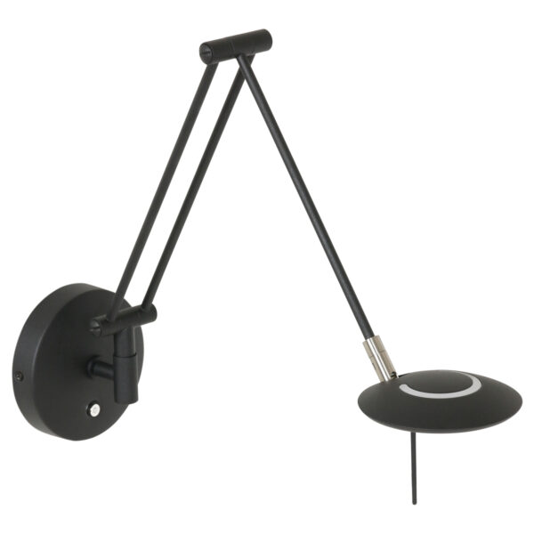 Steinhauer Zodiac LED wandlamp - knikarm - dimbaar - incl. ingebouwd LED - zwart - Image 15