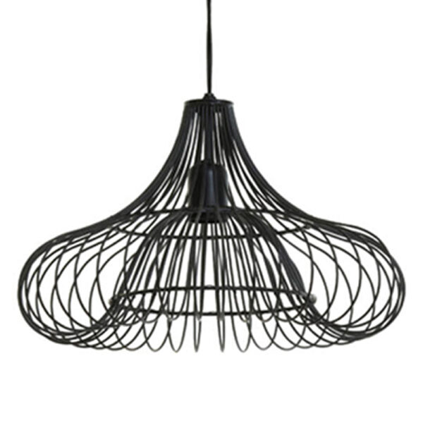Light & Living Alette hanglamp – ø 39 cm – E27 (grote fitting) – Zwart