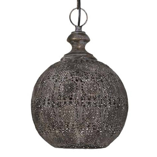 Light & Living Ananya hanglamp – ø 26 cm – E27 (grote fitting) – Staal