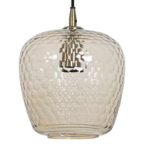 Light & Living Danita hanglamp – ø 20 cm – E27 (grote fitting) – Amberkleurig