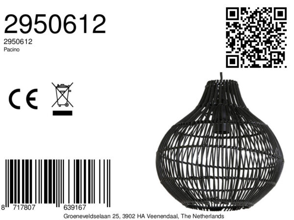 Hanging lamps Light and Living Pacino zwart - Image 2