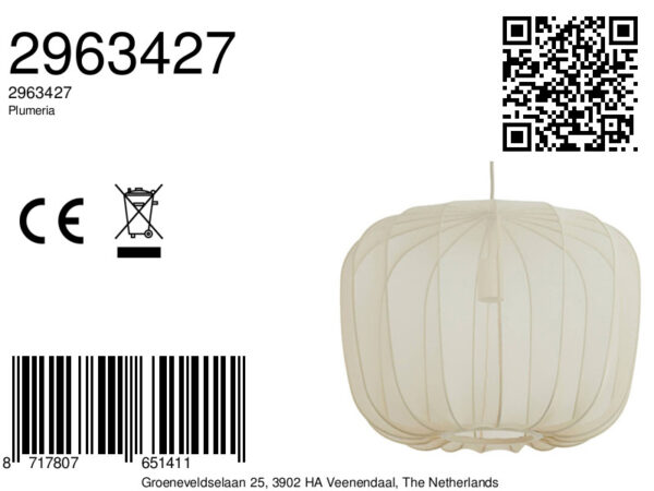 Hanging lamps Light and Living Plumeria braun - Afbeelding 2