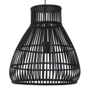 Light & Living Timaka hanglamp – ø 46 cm – E27 (grote fitting) – Zwart