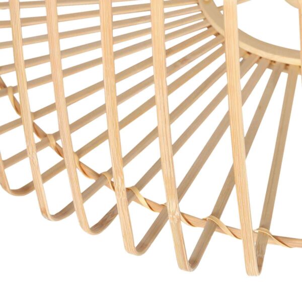 Lange boog vloerlamp zwart met naturel kap Mexlite Solva - Image 10