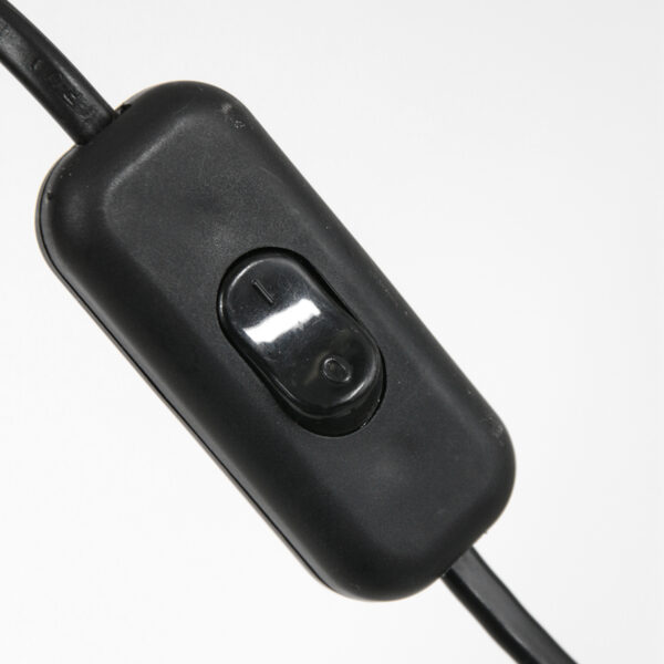 Wand booglamp zwart met bamboe kap Steinhauer Sparkled light - Image 16